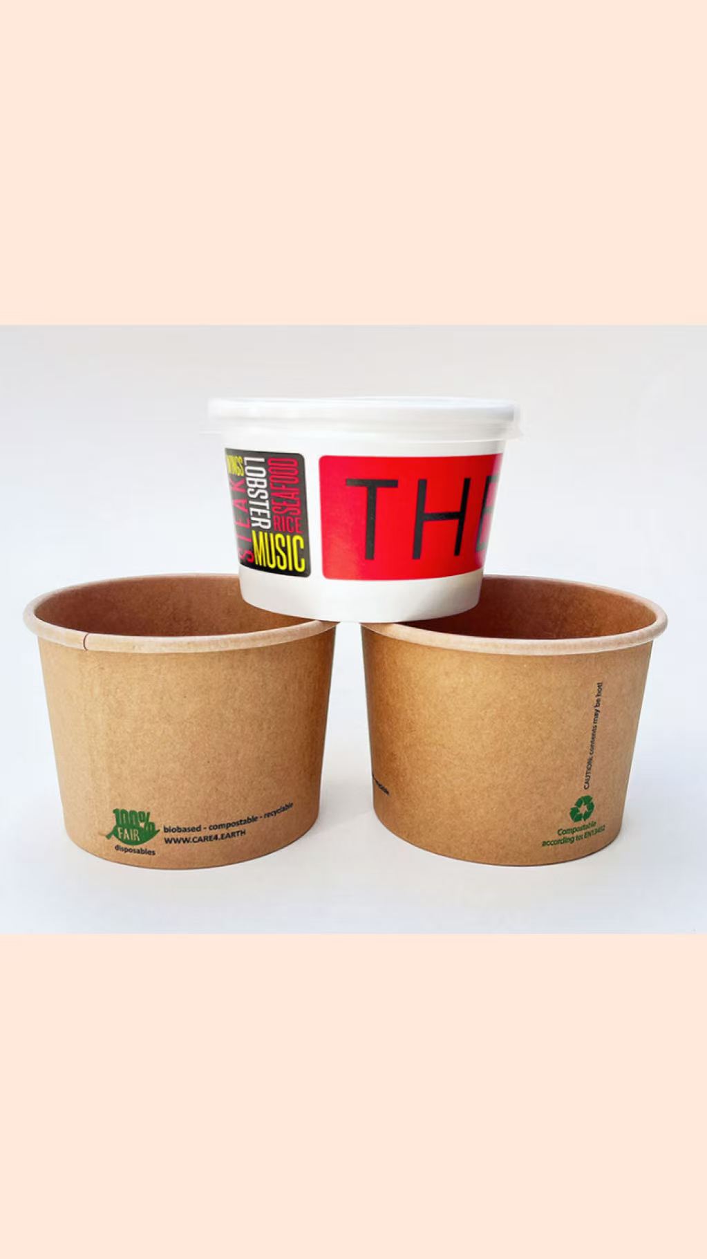 Corncomp soup cup and bowl