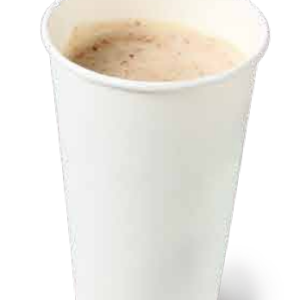Single wall white cardboard paper cup - FSC certified